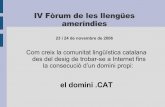 IV Forum de les llengües amerídies (2006)