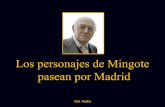 Los personajes de Mingote pasean por Madrid