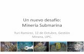 Un nuevo desafío minería submarina