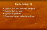 Equacions (1)