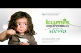 Kumis con probióticos y endulzado con stevia