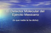 Detector molecular GT-200 en México
