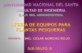 I FERIA DE EQUIPOS INDUSTRIALES PARA PLANTAS PESQUERAS