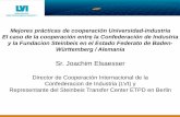 Joachim Elsässer,  "Las mejores prácticas de cooperación entre la Industria y las Universidades"