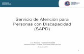 Servicios de Atención Preferente para Personas con Discapacidad - PUCP