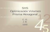 Optimización Volumen Prisma Hexagonal