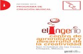INFORME 2012: PROGRAMA DE CREACIÓN MUSICAL DE "EL INGENIO"