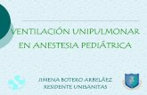 Ventilacion Unipulmonar en Pediatria