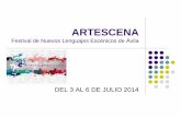 Festival de Nuevos Lenguajes Escénicos Artescena Ávila 2014