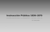 Instruccion publica 1830 1870