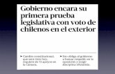 Lamina sobre voto chilenos extranjero