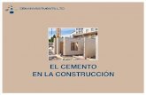 El cemento en la construcción