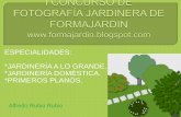 Resolución I Concurso de Fotografía Jardinera en FORMAJARDIN