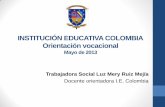 Estrategias de orientación vocacional I.E. Colombia