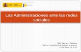Las administraciones ante las redes sociales , Felix Serrano, 23 junio 2010, IDC Enterprise 2.0