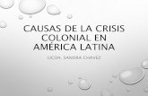 Causas de la crisis colonial en América Latina