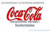 Soluciones verdes de Coca Cola