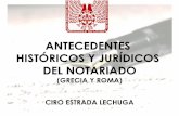 Antecedentes del notario (Grecia y Roma)