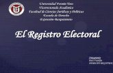 El Registro Electoral