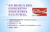 En busca del concepto industria cultural-Peralta- Guerrero