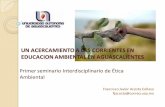 Corrientes de Educación Ambiental en Aguascalientes