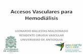 Acceso en hemodialisis