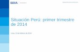 Situación Perú - primer trimestre  de 2014 - BBVA Research