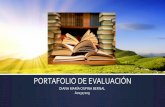 Presentación 3- PORTAFOLIO DE EVALUACIÓN
