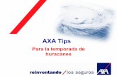 AXA Tips para Prevención en un Huracán