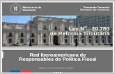 Red Iberoamericana de Responsables de Política Fiscal. Ley N° 20.780 de Reforma Tributaria / Fernando Dazarola - Ministerio de Hacienda (Chile)