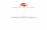Informe de fiscalización de las Universidades Públicas, Ejercicio 2012. Tribunal de Cuentas