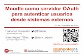Pecha Kucha #mootes14 - Moodle como servidor OAuth para autenticar usuarios desde sistemas externos