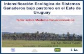 Intensificación Ecológica de Sistemas Ganaderos bajo pastoreo en el Este de Uruguay.