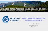 Open Data Canarias: colaboremos todos los agentes de Canarias