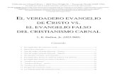 EVANGELIO VERDADERO vs EVANGELIO FALSO - L. R. Shelton, Jr.