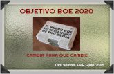 Objetivo BOE 2020