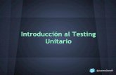 Introducción al testing unitario
