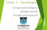 Clase 3 sociología grupo y liderazgo