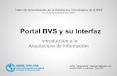 La arquitectura de información del Portal BVS