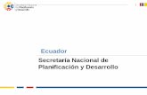 Plan Nacional de Desarrollo / Secretaría Nacional de Planificación y Desarrollo (Ecuador)