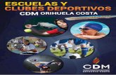 Libro escuelas deportivas CDM Orihuela Costa