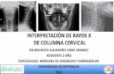 6   mañana viernes - dr. usme - interpretación de rx de columna cervical.
