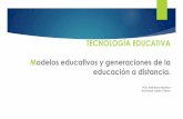 GENERACIONES DE EDUCACIÓN A DISTANCIA
