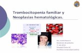 Trombocitopenia familiar runx1