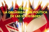 Tema 4 la organización política de las sociedades