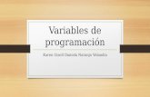 Variables de-programación