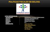 Políticas fiscales en bolivia