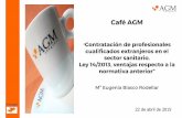 Café AGM Contratación trabajadores cualificados sector Sanitario