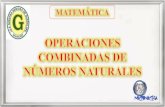 C4 mate   operaciones combinadas de números naturales - 1º