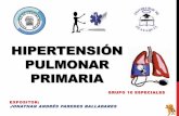 Score de hipertensión pulmonar primaria